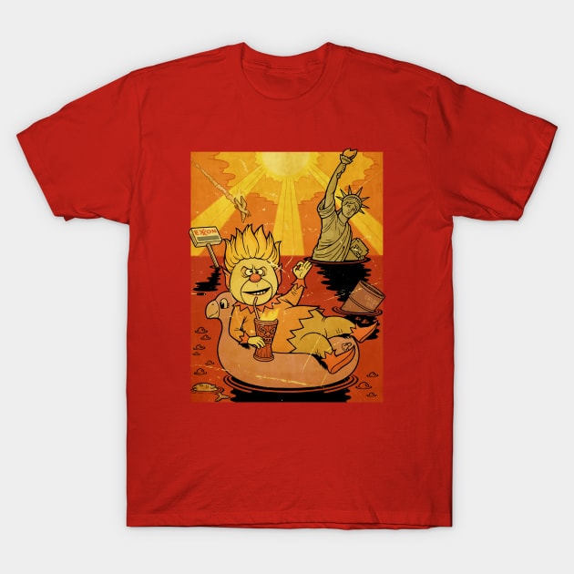 Heat Miser and Liberty T-Shirt by secukupnya